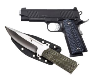 DE 1911 9MM 4.3" BLACK KNIFE