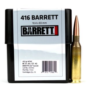 AMMO 416BAR 452GR MTAC 10RD